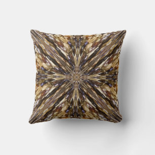 Coussin Richesse de motifs abstraits de perles de rocaille
