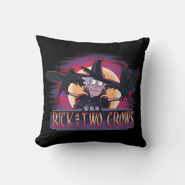 Coussin Rick et deux corbeaux (Recto)