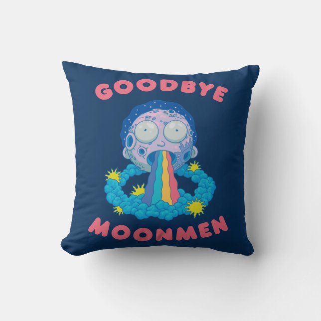 Coussin RICK ET MORTY™ | Goodbye Moonmen (Recto)