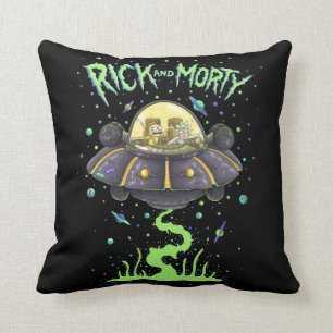 Coussin RICK ET MORTY™   Graphique de vol spatial illustré