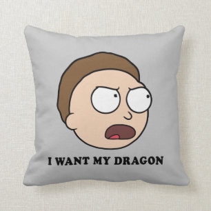 Coussin RICK ET MORTY™   Je Veux Mon Dragon