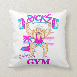 Coussin RICK ET MORTY™ Membre Rick's Gym Club