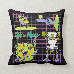 Coussin RICK ET MORTY™   Motif du portail de prélèvement