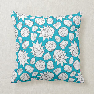 Coussin RICK ET MORTY™ Motif en chef de la famille Smi