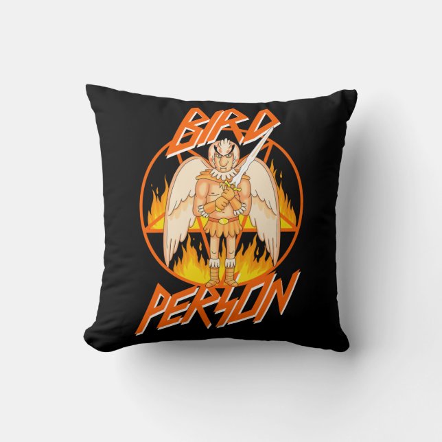 Coussin RICK ET MORTY™ | Pentagramme d'oiseaux (Recto)