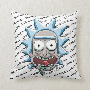 Coussin RICK ET MORTY™   Pixelverse Tête de roulage