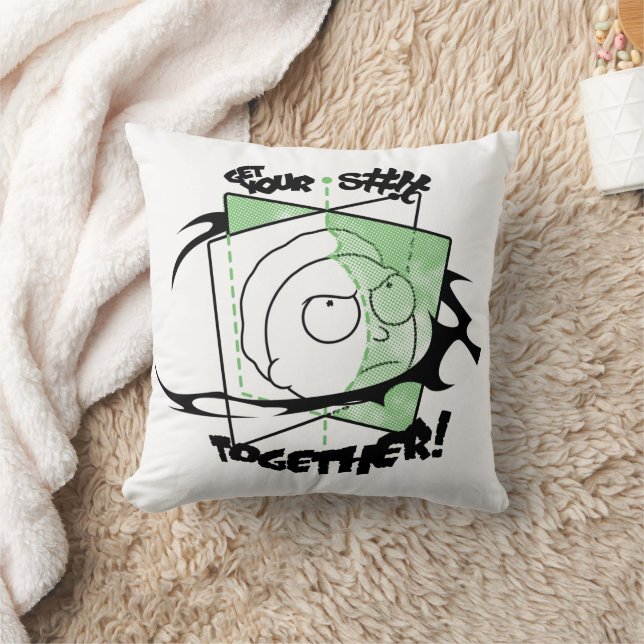 Coussin RICK ET MORTY™ | Prenez votre S# ! t Together ! (Couverture)