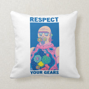 Coussin RICK ET MORTY™   Respectez vos engrenages