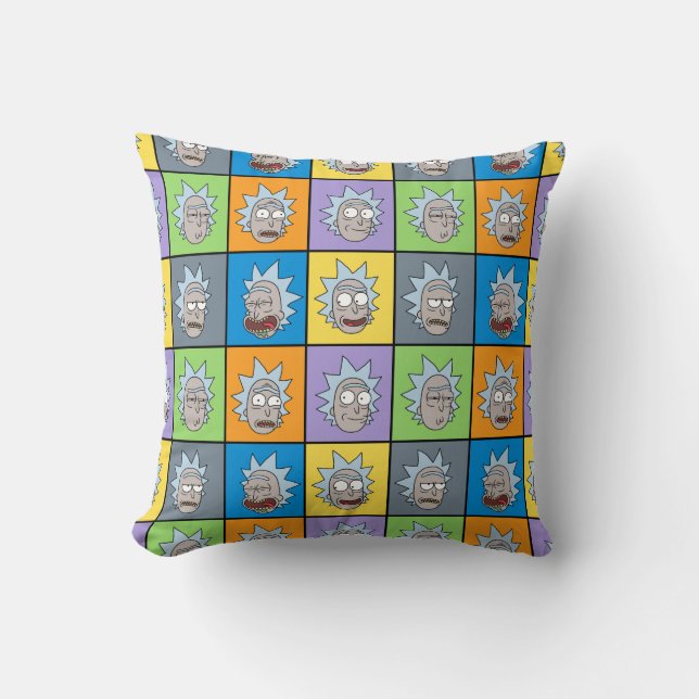 Coussin RICK ET MORTY™ | Rick's Moods (Recto)