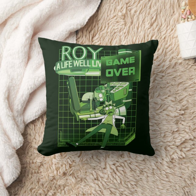 Coussin RICK ET MORTY™ | Roy Une Vie Bien Vécue (Couverture)