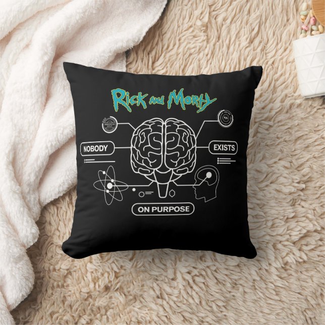 Coussin RICK ET MORTY™ | Télécharger le cerveau de sauvega (Couverture)