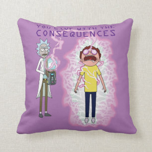 Coussin RICK ET MORTY™   Vous Vivez Avec Les Conséquenc
