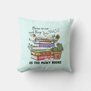 Coussin Rien De Trop De Livres