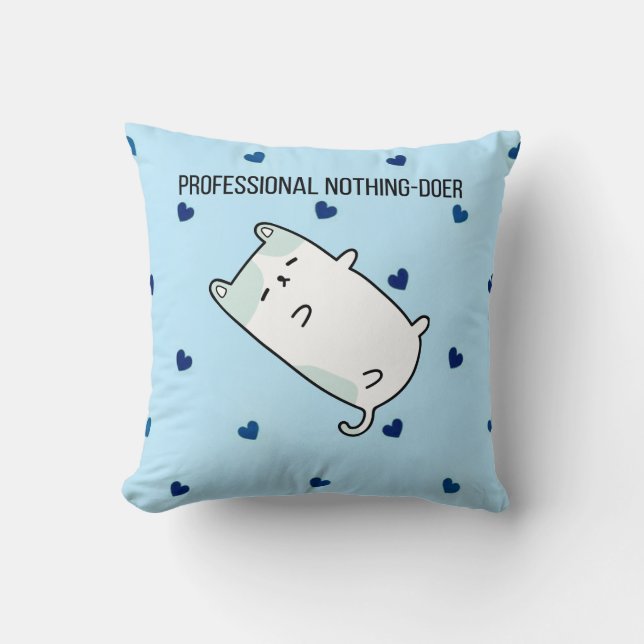 Coussin Rien-Faire Professionnel | Décoration de Chien Min (Recto)