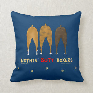 Coussin Rien n'aboutent des boxeurs