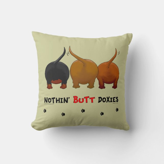 Coussin Rien n'aboutent des Doxies (Recto)