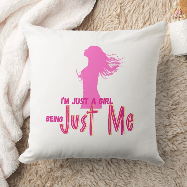 Coussin Rien qu'une fille (Couverture)