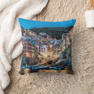 Coussin Riomaggiore Cinque Terre La Spezia Italie Panorama