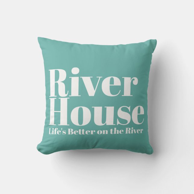 Coussin River House Décoratif Jeu d'oreiller extérieur (Recto)