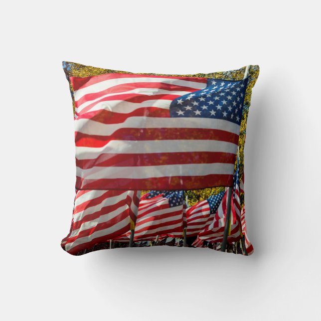 Coussin Riverdale, New York, États-Unis. Pays du vin (Recto)