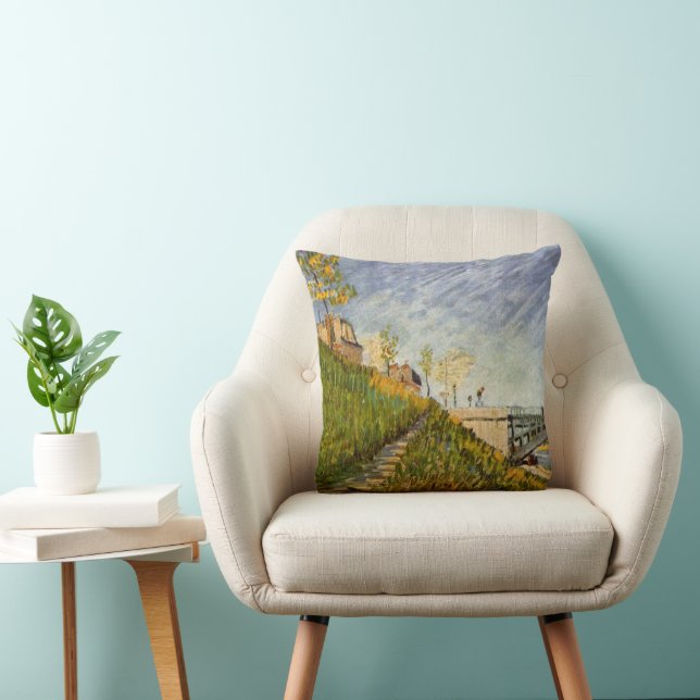 Coussin Rives de la Seine, Pont de Clichy par Vincent van  (Chaise)