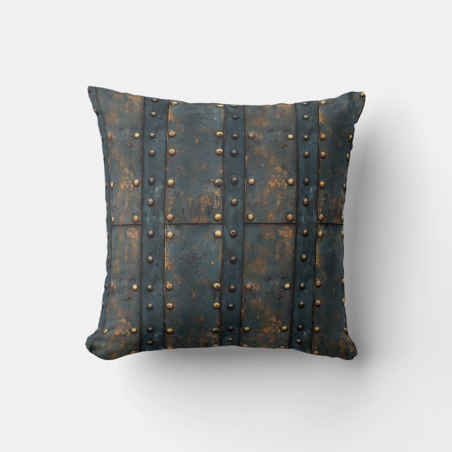 Coussin Rivets métalliques Lancer l'oreiller (Recto)
