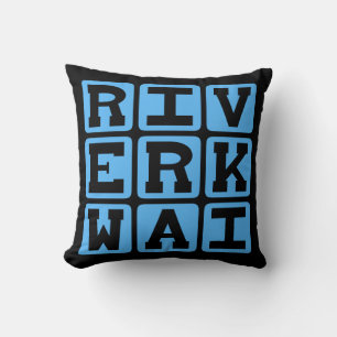 Coussin Rivière Kwai, rivière Khwae Yai en Thaïlande