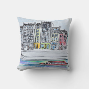 Coussin Rivière Seine Île Saint-Louis, Paris