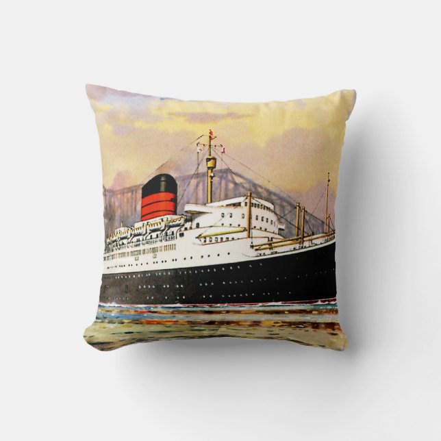 Coussin RMS Saxonie (Recto)