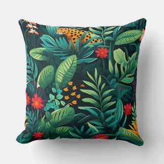 Coussin Roar & Explore Rainforest Botanical