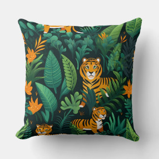 Coussin Roar & Explore Rainforest Botanical
