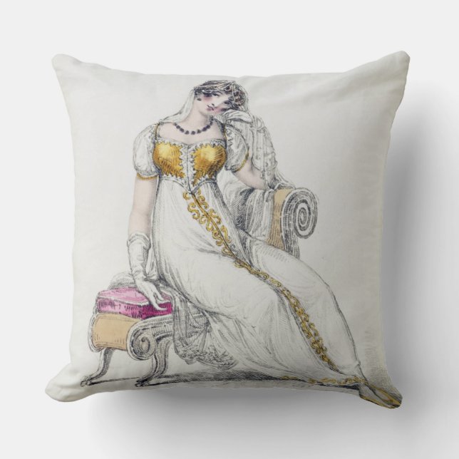 Coussin Robe de soirée ou robe de mariage, plat de mode de (Recto)