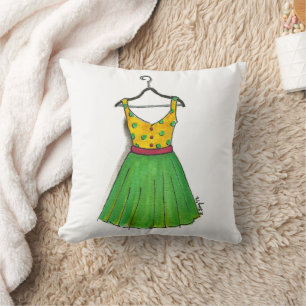 Coussin Robe Prom vintage Retro 1950 Mode