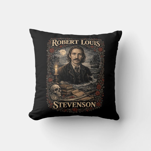 Coussin Robert Louis Stevenson (Recto)