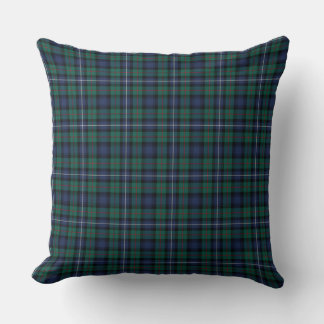 Coussin Robertson Chasse Tartan Plaid Motif