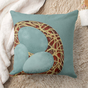 Coussin Robin Oeuf Nest Art