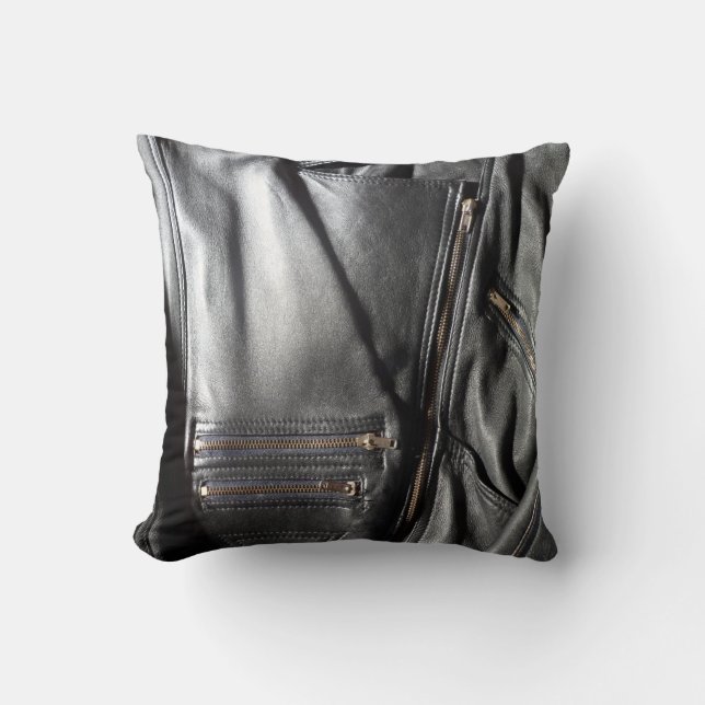 Coussin Robinet Rock Chick Black Biker Photo (Recto)