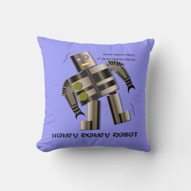 Coussin Robot à l'eau de rose de Pokey (Recto)