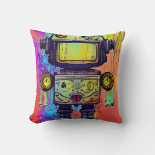 Coussin Robot Steampunk