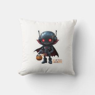 Coussin Robot Vampire foncé Halloween Déplaisant mignon Sc