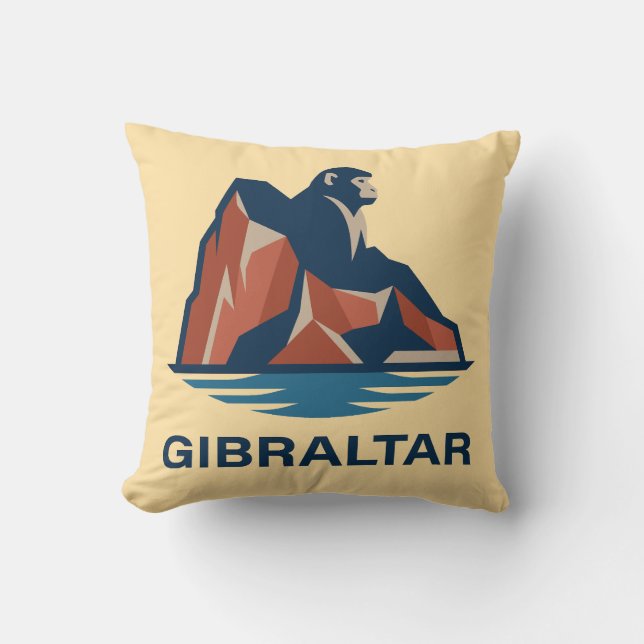 Coussin Rocher de Gibraltar (Recto)