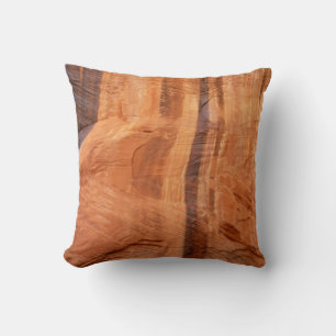 Coussin Rocher rayé de Double Arch Alcove II à Zion