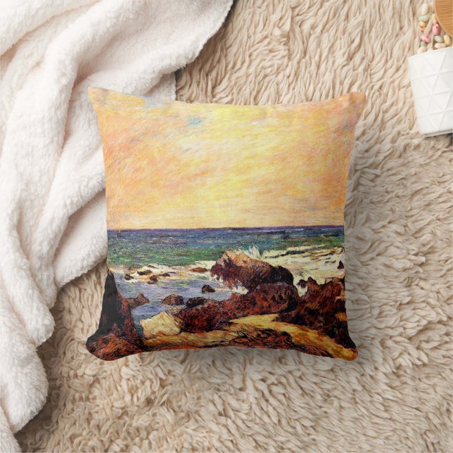 Coussin Rochers et Mer de Paul Gauguin, (Couverture)