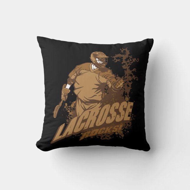 Coussin Roches de lacrosse ! (Recto)
