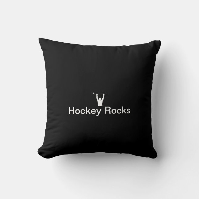 Coussin Roches d'hockey (Recto)