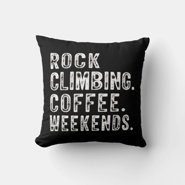 Coussin Rock Escalade Café Week-ends Rock Escalades (Recto)