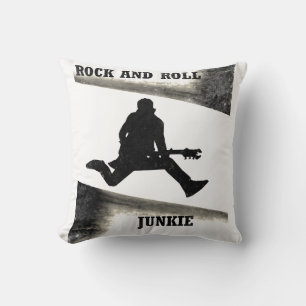Coussin Rock et Roll Junkie