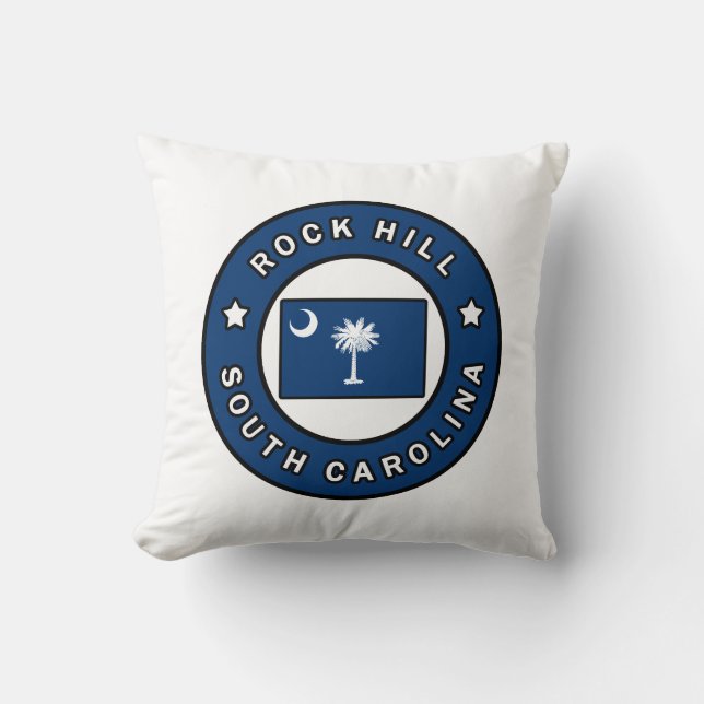 Coussin Rock Hill Caroline du Sud (Recto)