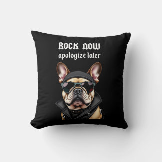 Coussin Rock maintenant, s'excuser plus tard