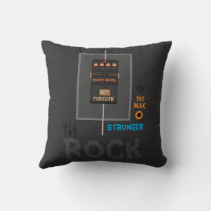 Coussin RoCk Stronger heavy metal